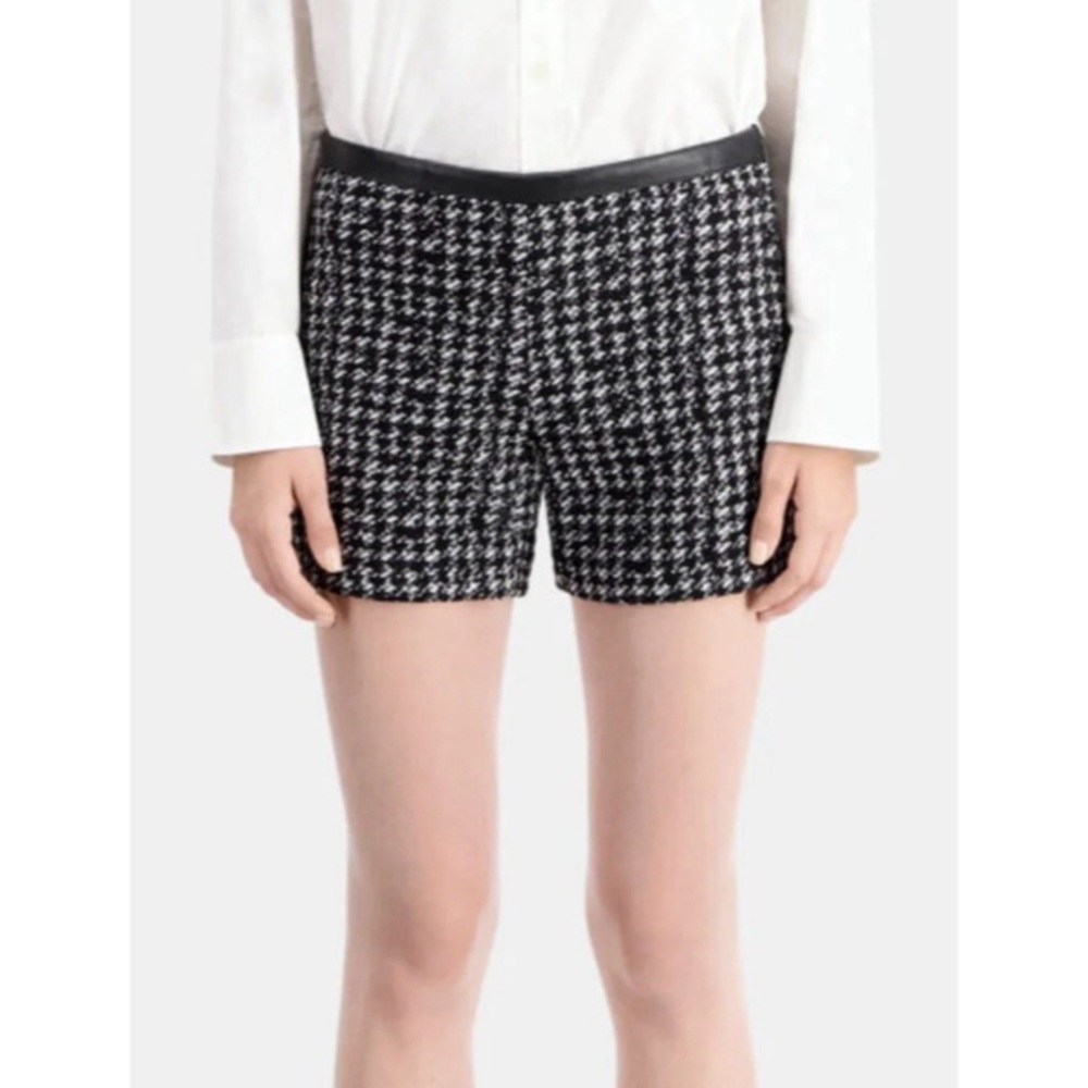 THE KOOPLES Black Tweed Shorts